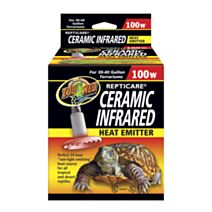 Lampe chauffante céramique infrarouge pour reptiles, terrarium 100W